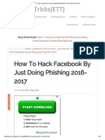 How To Hack Facebook by Just Doing Phishing 2016-2017 - ExtraTipsTricks (ETT)