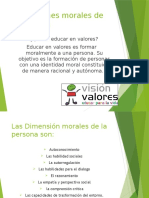 Dimensiones Morales