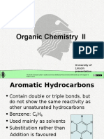 Organic Chemistry II: University of Lincoln Presentation