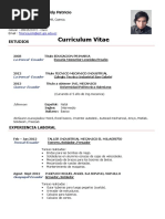 Curriculum Vitae Moncayo Matute Freddy Patricio