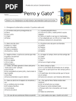 Prueba de Lectura Complementaria - Perro y Gato