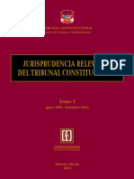 JURISPRUDENCIA RELEVANTE TRIBUNAL CONSTITUCIONAL - TOMO I (Junio 1996 - Diciembre 2005)