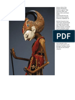 Wayang Golek Character Types