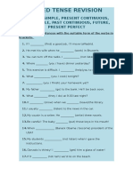 Mixed Tense Revision