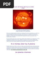 En El Centro Del Sistema Solar Hay Una Estrella