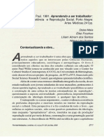 WILLIS, Paul. RESENHA - Aprendendo A Ser Trabalhador