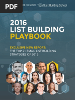 List Building School - Playbook