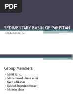 Sedimentary Basin of Pakistan: Bs Geology-6A