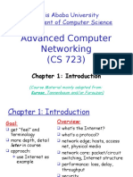 Advanced Computer Networking (CS 723) : Addis Ababa University Department of Computer Science