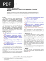 ASTM C289 - 07 Standard Test Method For Potential Alkali-Silica Reactivity of Aggregates (Chemical Method)