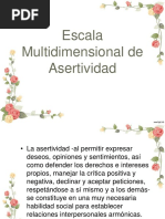 Escala Multidimensional de Asertividad