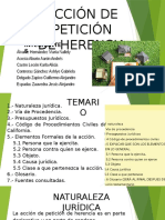 Exposición Sobre Accion de Peticion de Herencia