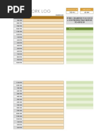 Daily Work Log Template