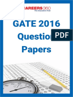 GATE 2016 Question Papers