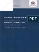 Mauritius National Audit Office Report 2016