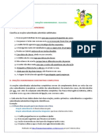 Português, 9º Ano Prof. António Alves: A - Orações Subordinadas Adverbiais