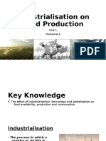 Chapter 4 - Industrialisation and Food Production