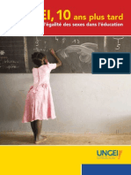 UNGEI, 10 Ans Plus Tard: La Marche Vers L'égalité Des Sexes Dans L'éducation