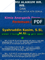 Documents - Tips Materi Kuliah Kimia Anorganik Dsar 2012