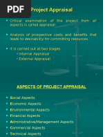 8 - Project Appraisal & Analysis