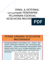 Isu Internal Ekternal Berdampak Penerapan Pelayanan Esensial