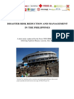 Disaster Risk Reduction and Management in The Philippines