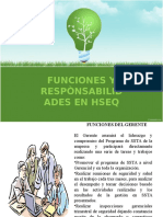 Funciones y Responsabilidades en Hseq