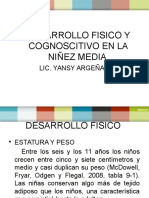 Desarrollo Fisico y Cognoscitivo en La Niñez Media