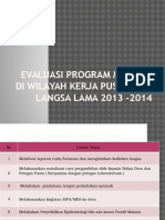 Persentase Program Malaria PKM Okey