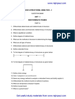 CE6501 Structural Analysis I