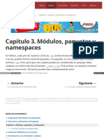 Capítulo 3. Módulos, Paquetes y Namespaces