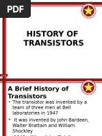 1 - INTRODUCTION - History of Transistor