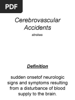 Cerebrovascular Accidents