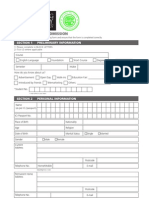 Application For Admission To Limkokwing University of Creative Technology