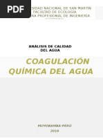 Coagulación Química Del Agua