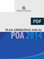 Plan Operativo Anual (POA) 2014 PDF