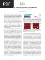 Electrodeposition of Noble Metal Nanoparticles On Carbon Nanotubes