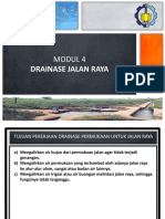 Drainase Jalan Raya - Modul 4