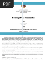 Prerrogativas Procesales