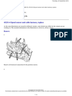 Speed Sensor and Cable Harness, Replace PDF