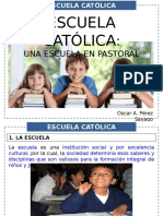 Escuela Católica, Escuela en Pastoral