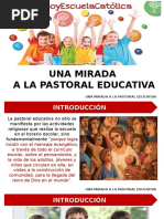 Una Mirada A La Pastoral Educativa