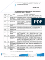 Terminos de Referencia para EIA