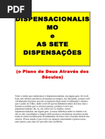 Dispensacionalismo e As Sete Dispensações