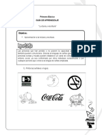 Guias de Aprendizaje 1 Basico Marzo Lenguaje y Comunicacion