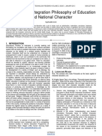 Pancasila As Integration Philosophy of Education and National Character PDF