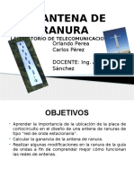 Antena de Ranura