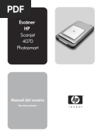 Manual HP Scanjet 4070 Photosmart Scanner