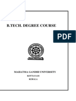 Bachelor of Technology Syllabus