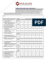 Diesel Fire Pump Inspection Checklist